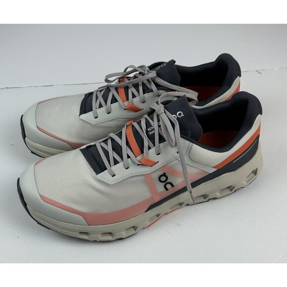 On Cloudvista 2 Men\'s Size 14 Ice Flame Grey Orange Running Shoes Comfort main image 9